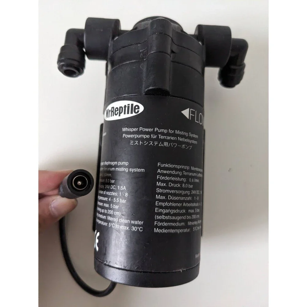 MRREPTILE Reptile Mister Pump ONLY Misting System Reptiles Terrarium - Untested